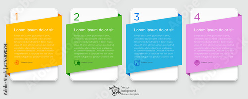 Infographics Web Banner & Label Design