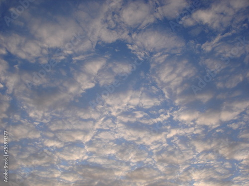 blue sky with clouds