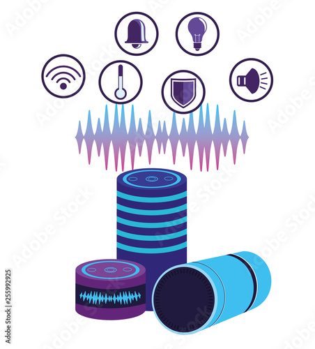 Smartphone voice recognition speaker