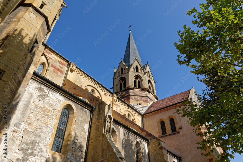 Eglise Notre Dame de l'Assomption, Rouffach, Alsace, Haut-Rhin, Grand Est, France	