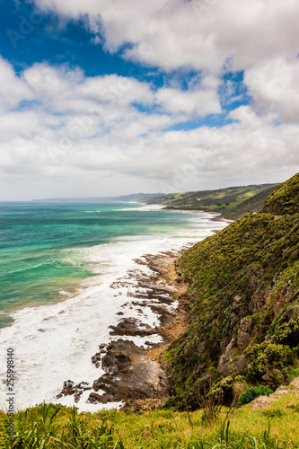 Torquay beach near Melbourne that can be viewed from the Great Ocean Road. Popular with local surfers.