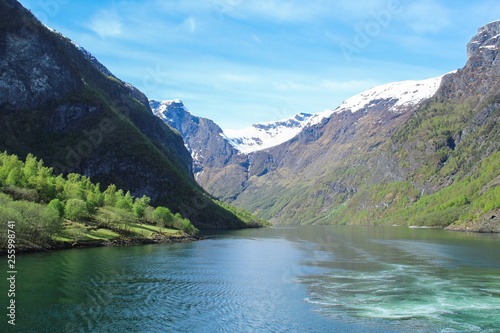 Fototapeta Naklejka Na Ścianę i Meble -  Majestic landscape of fjord in Norway