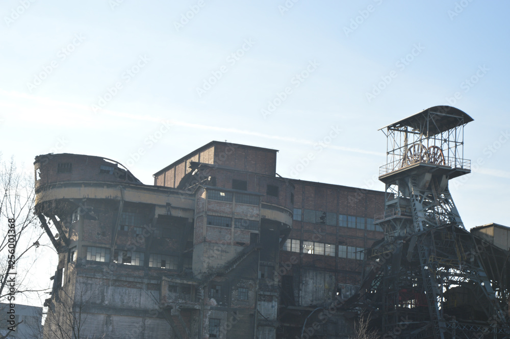 Obraz premium Ruiny kopalni Mysłowice