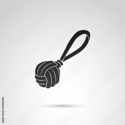Dog, pet, cat toy., object for play. Vector art.