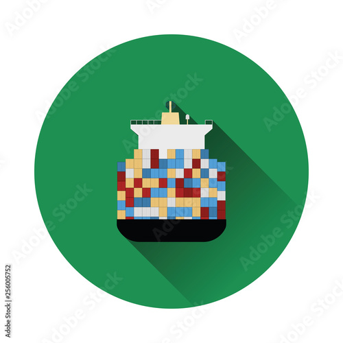 Container ship icon