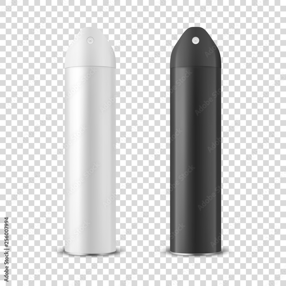 Vector 3d Realistic White Blank Spray Can, Spray Air Freshener Bottle Closeup Isolated on Transparent Background. Design Template of Sprayer Can for Mock up, Package, Advertising, Hairspray, Deodorant Vector 3d Realistic White Blank Spray Can, Spray Air Freshener Bottle Closeup Isolated on Transparent Background. Design Template of Sprayer Can for Mock up, Package, Advertising, Hairspray, Deodorant