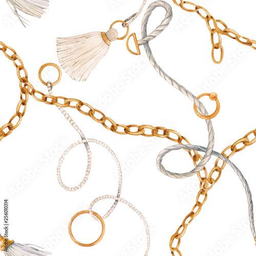 Glamorous fashion vector pattern