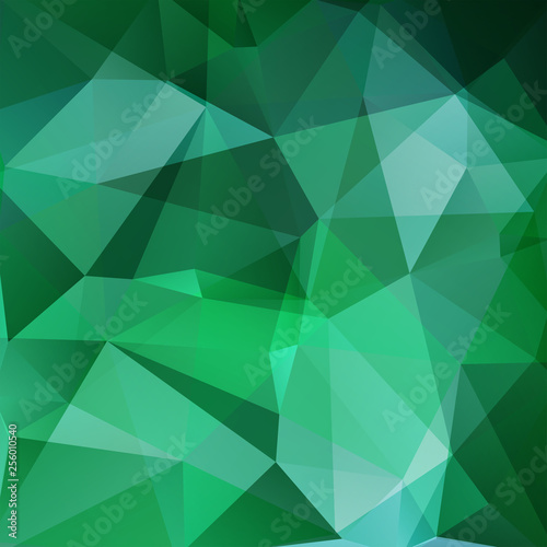 Abstract polygonal vector background. Green geometric vector illustration. Creative design template.