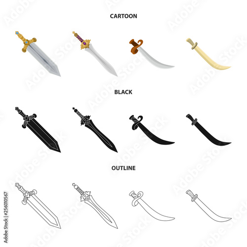 Картината върху платно Vector design of game  and armor  logo