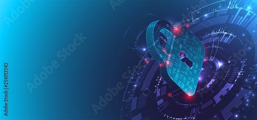 Secure digital space. Virtual confidential, programming protection.