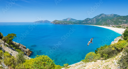 Blue Flag beach in Oludeniz, Turkey