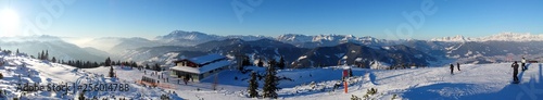 Panorama in the mountains
