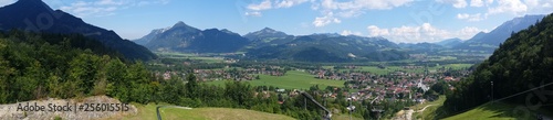 Panorama near Oberaudorf in Germany