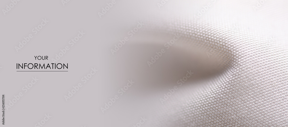 White shirt material fabric fashion macro pattern blur background - obrazy, fototapety, plakaty 