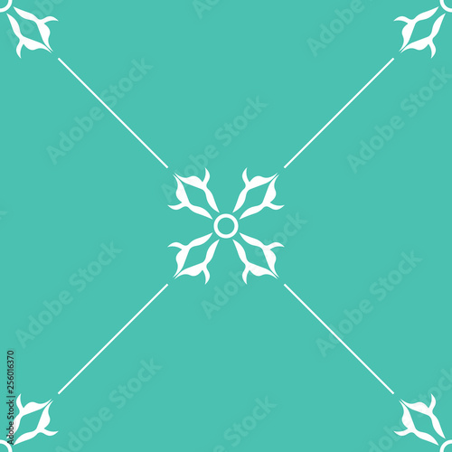 abstract floral seamless pattern with flowers, netting and leaves