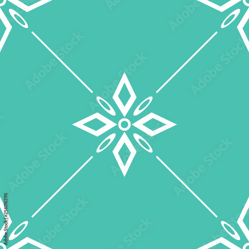abstract floral seamless pattern with flowers, netting and leaves