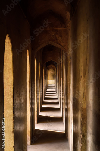 interior of an old bara imambara in lucknow, Lucknow Tourism 