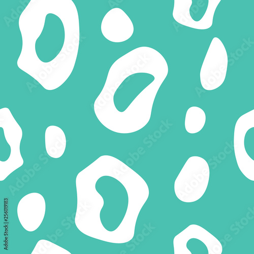 seamless abstract pattern with leopard spots print