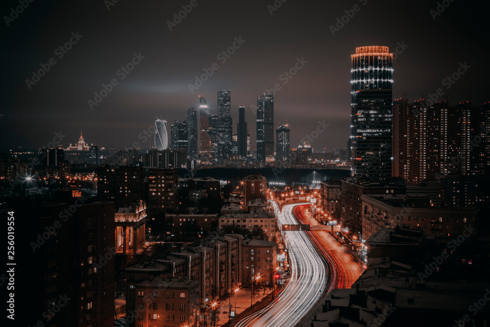 Fototapeta premium city at night