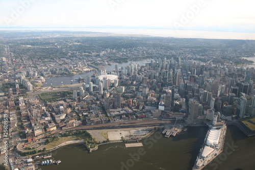 Fototapeta Naklejka Na Ścianę i Meble -  Flight cityscapes of Vancouver