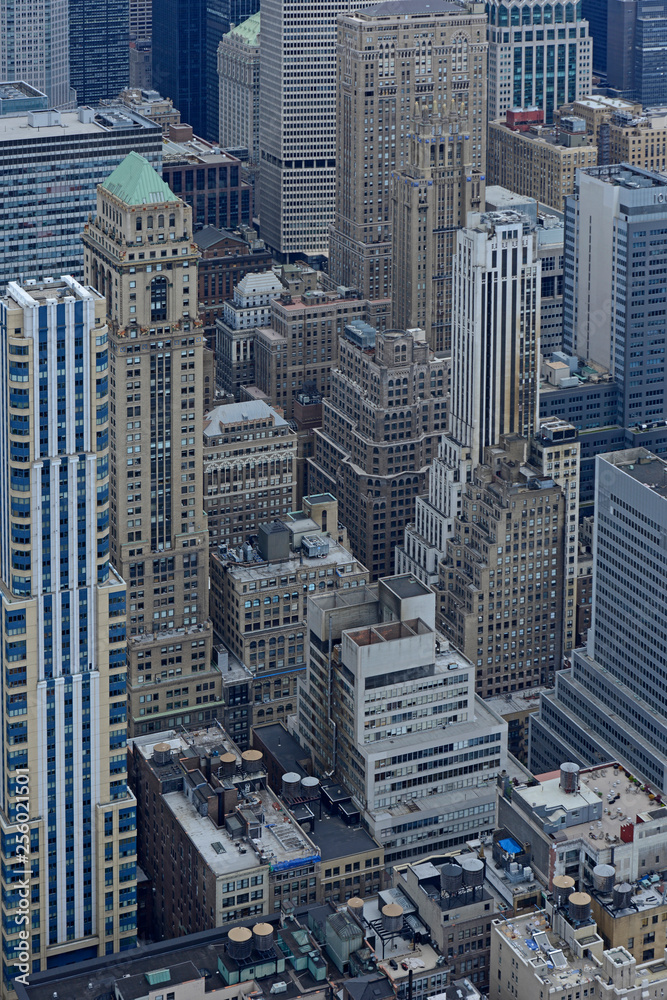 Fototapeta premium Panoramic of the Isle of Manhattan, New York