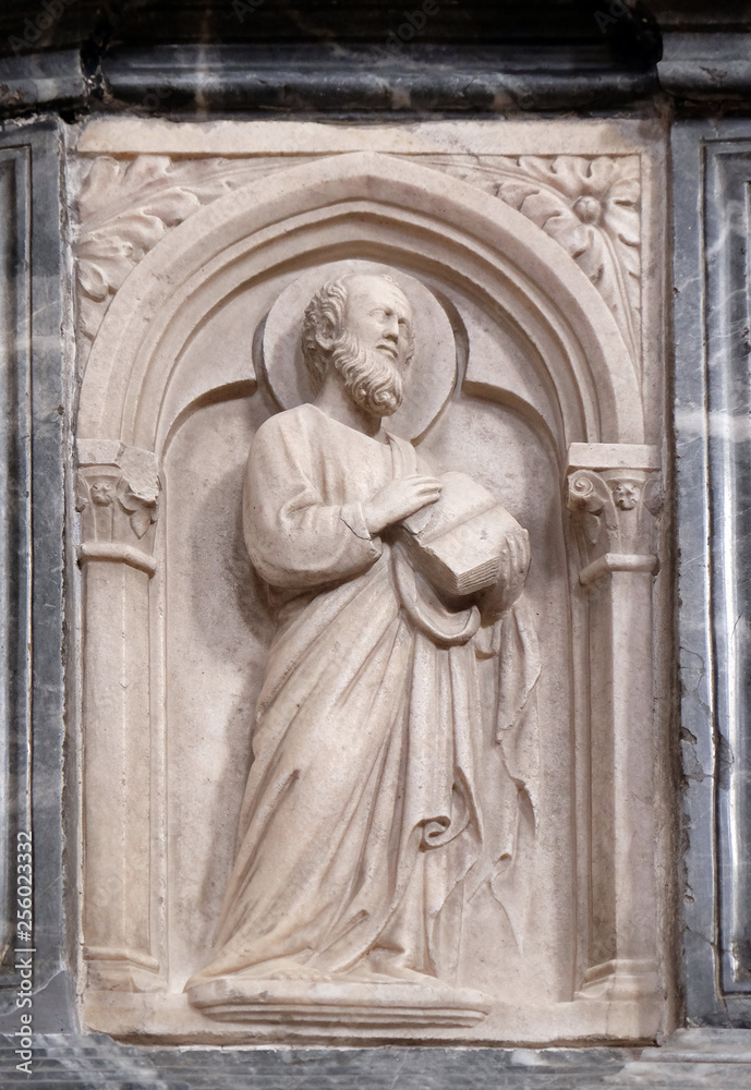 Saint Paul, altar in Franciscan church of the Friars Minor in Dubrovnik, Croatia Saint Paul, altar in Franciscan church of the Friars Minor in Dubrovnik, Croatia