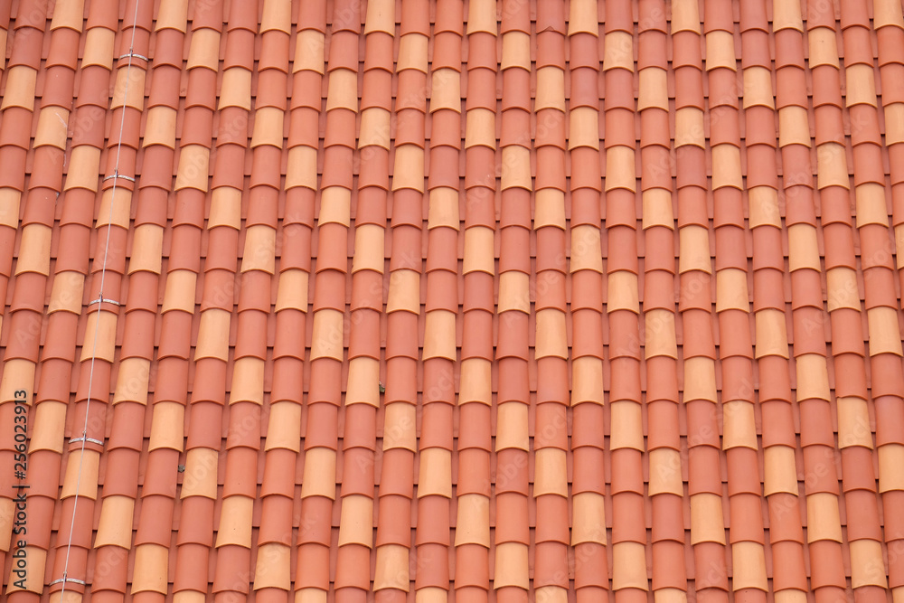 Typical rooftops in Dubrovnik Old City, Croatia 