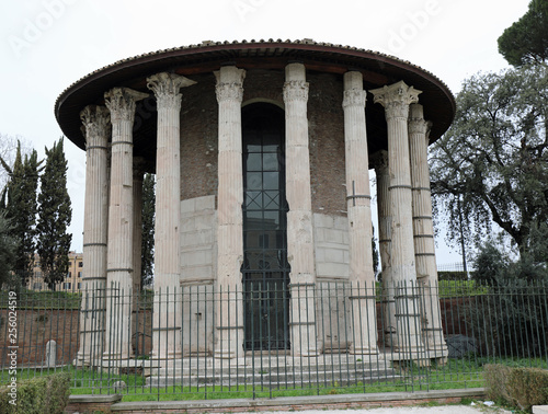 temple of Hercules Victor also called Vesta Temple in Rome Italy