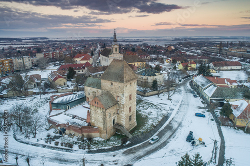 Panoramic view of Simontornya photo