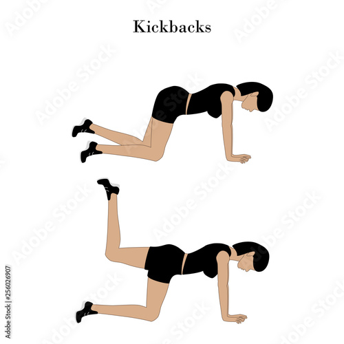 Kickbacks exercise workout