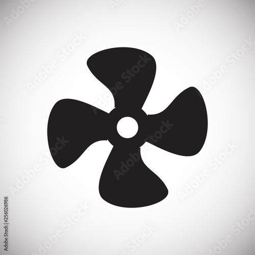 Propeller icon on background for graphic and web design. Simple vector sign. Internet concept symbol for website button or mobile app.