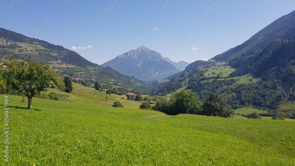 Landscape near Wenns in Austria