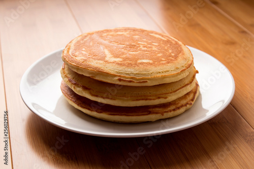 Delicious pancakes freshly made at home
