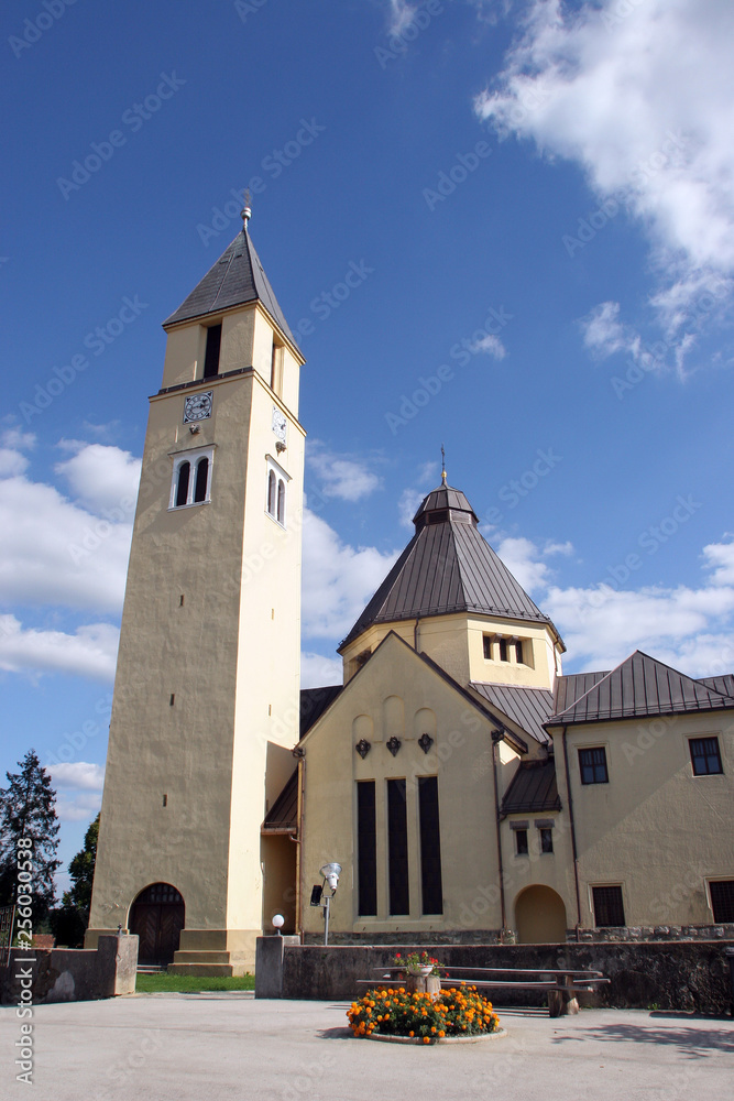 Parish church of the Holy Trinity in Krasic, Croatia 