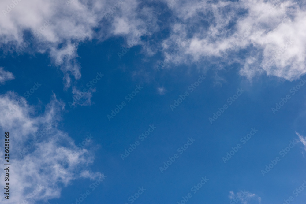 Obraz premium Bright blue Sky with clouds
