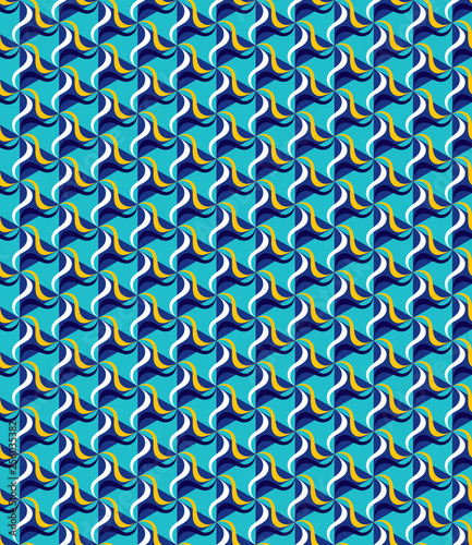 Seamless pattern with rotat...