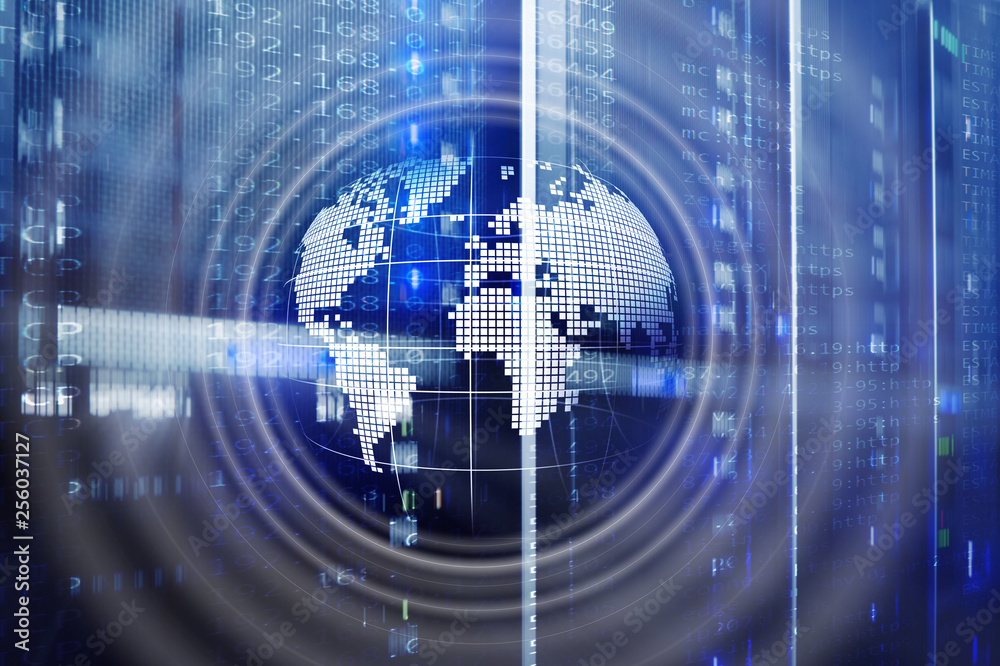 Planet Earth Hologram Globe Global communication World Wide Business concept. Planet Earth Hologram Globe Global communication World Wide Business concept.