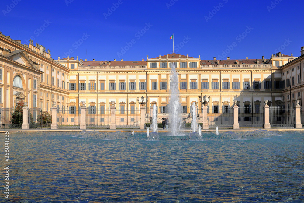 Villa reale di Monza in Italia, Royal Villa in Monza in Italy 