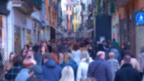 Wallpaper Mural Anonymous People On Busy Street Torontodigital.ca