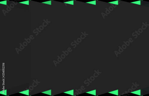 Colorful Abstract Shapes Background Tabloid 11x17