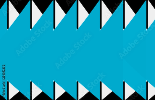 Colorful Abstract Shapes Background Tabloid 11x17