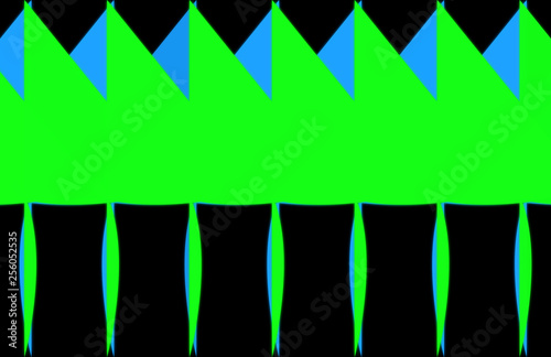Colorful Abstract Shapes Background Tabloid 11x17