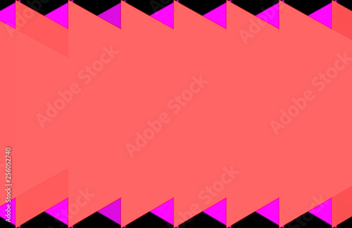 Colorful Abstract Shapes Background Tabloid 11x17