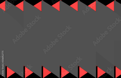 Colorful Abstract Shapes Background Tabloid 11x17