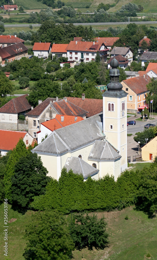 Parish Church of the Holy Cross in Zacretje, Croatia