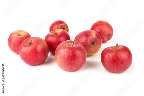 Red apples isolated