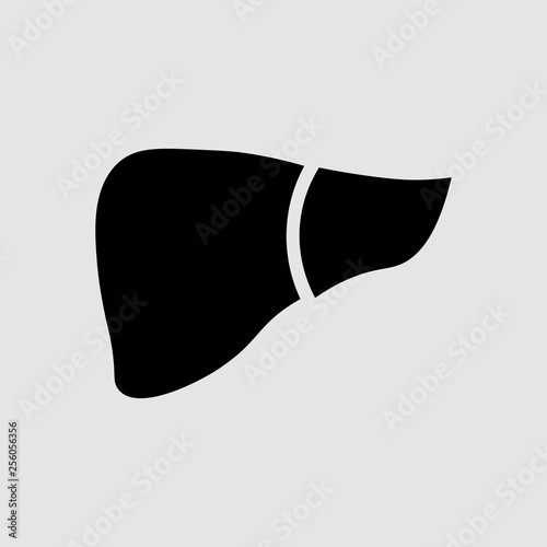 Medical illustration of the liver and liver disease