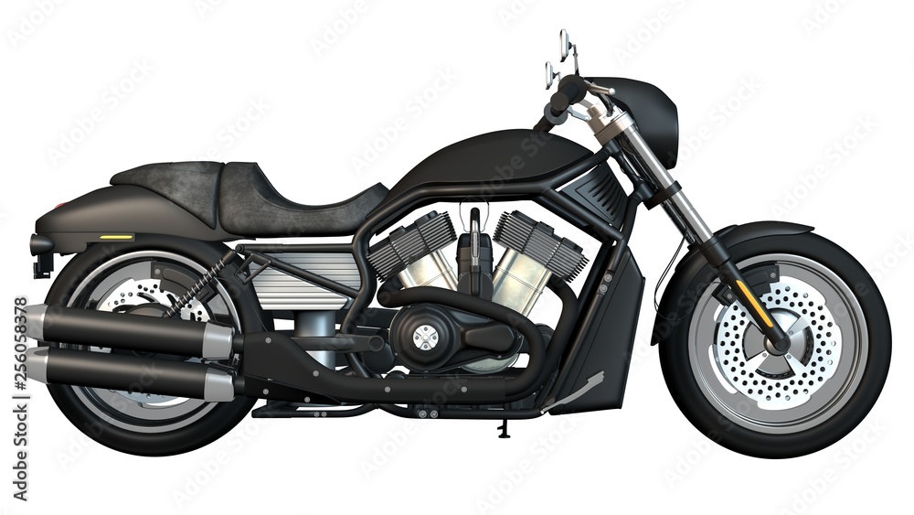 motorcycle isolated on white background motorcycle isolated on white background