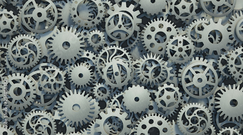 Wallpaper Mural mini gears system Torontodigital.ca