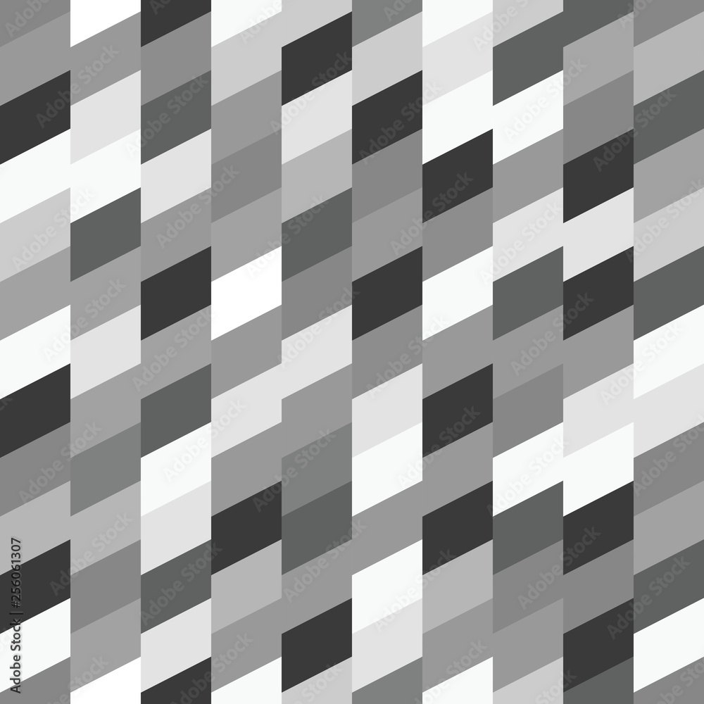 Seamless background pattern with rhomboids. Vector graphic illustration in grayscale. Seamless background pattern with rhomboids. Vector graphic illustration in grayscale.